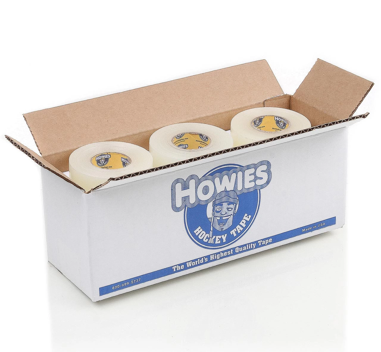 Howies Clear Shin Pad Hockey Tape - 12pk 1 Howies Clear Shin Pad Hockey Tape - 12pk