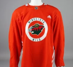 Practice Jersey - Minnesota Wild - Orange Adidas Size 58