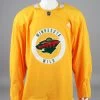 Practice Jersey - Minnesota Wild - Yellow Adidas Size 56