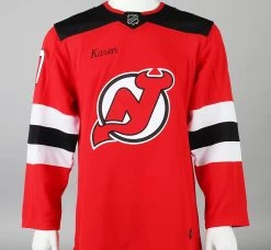 Game Jersey - New Jersey Devils - Red Adidas Size 46