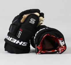 15" Sherwood Code V Pro Gloves - Team Stock Boston Bruins