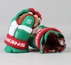 15" Sherwood Code V Pro Gloves - Team Stock New Jersey Devils