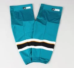 Game Sock - San Jose Sharks - Teal Adidas Size XL+