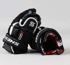 11" Sherwood Code V Black Gloves