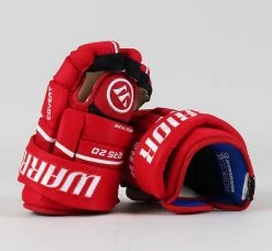 11" Warrior QR5 20 Junior Red Gloves