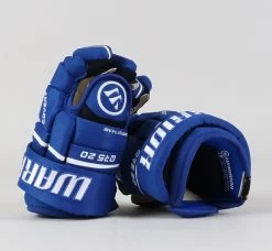 10" Warrior QR5 20 Junior Royal Blue Gloves