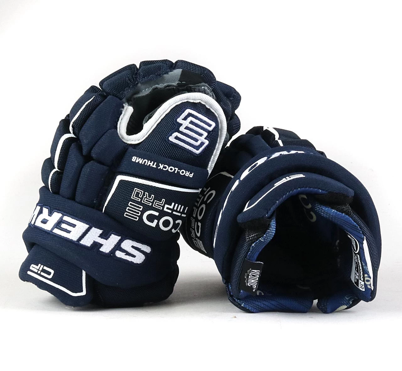 10" Sherwood Code TMP Pro Navy Gloves 1 10" Sherwood Code TMP Pro Navy Gloves