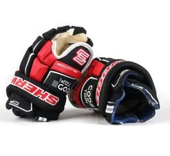 11" Sherwood Code TMP 1 Black/Red/White Gloves