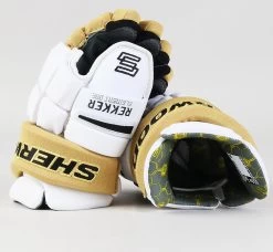11" Sherwood Rekker RE1 White Gloves - Vegas Golden Knights