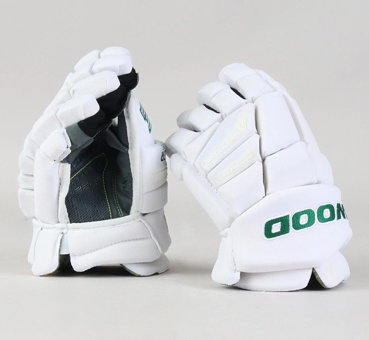 12" Sherwood Rekker RE1 White Gloves - Dallas Stars 2 12" Sherwood Rekker RE1 White Gloves - Dallas Stars - Image 2