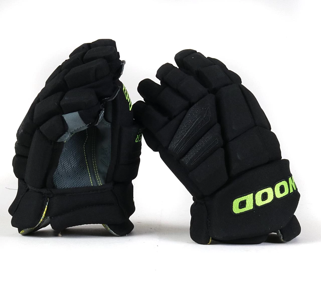 12" Sherwood Rekker RE1 Black Gloves - Dallas Stars 2 12" Sherwood Rekker RE1 Black Gloves - Dallas Stars - Image 2