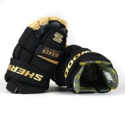 12" Sherwood Rekker RE1 Black Gloves - Vegas Golden Knights