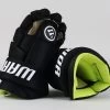 11" Warrior Alpha Black Gloves - Boston Bruins
