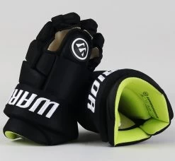 11" Warrior Alpha Black Gloves - Boston Bruins
