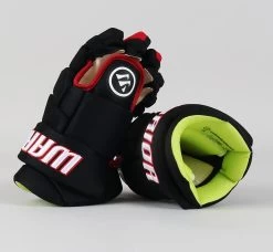 11" Warrior Alpha Black Gloves - Chicago Blackhawks