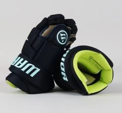 11" Warrior Alpha Navy Blue Gloves - Seattle Kraken
