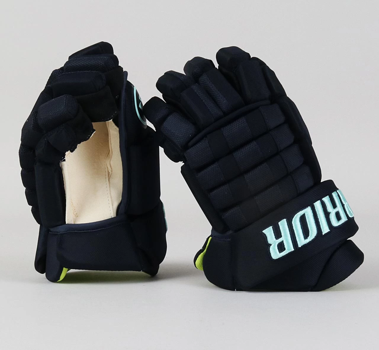 12" Warrior Alpha Navy Blue Gloves - Seattle Kraken 3 12" Warrior Alpha Navy Blue Gloves - Seattle Kraken - Image 3