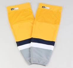 Game Sock - Nashville Predators - Yellow Adidas Size XL #2