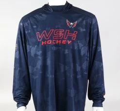 Washington Capitals Medium Fanatics Authentic Pro Hooded Long Sleeve Shirt