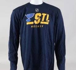 St. Louis Blues XX-Large Authentic Pro Long Sleeve T-Shirt #2