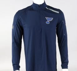 St. Louis Blues XX-Large Authentic Pro Long Sleeve 1/4 Zip #2
