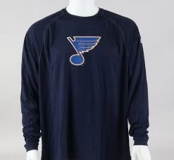 St. Louis Blues XX-Large Climalite Long Sleeve Shirt