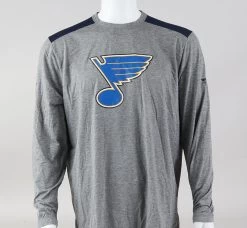 St. Louis Blues Large Authentic Pro Long Sleeve T-Shirt