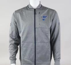 St. Louis Blues X-Large Authentic Pro Full Zip Crewneck Sweatshirt