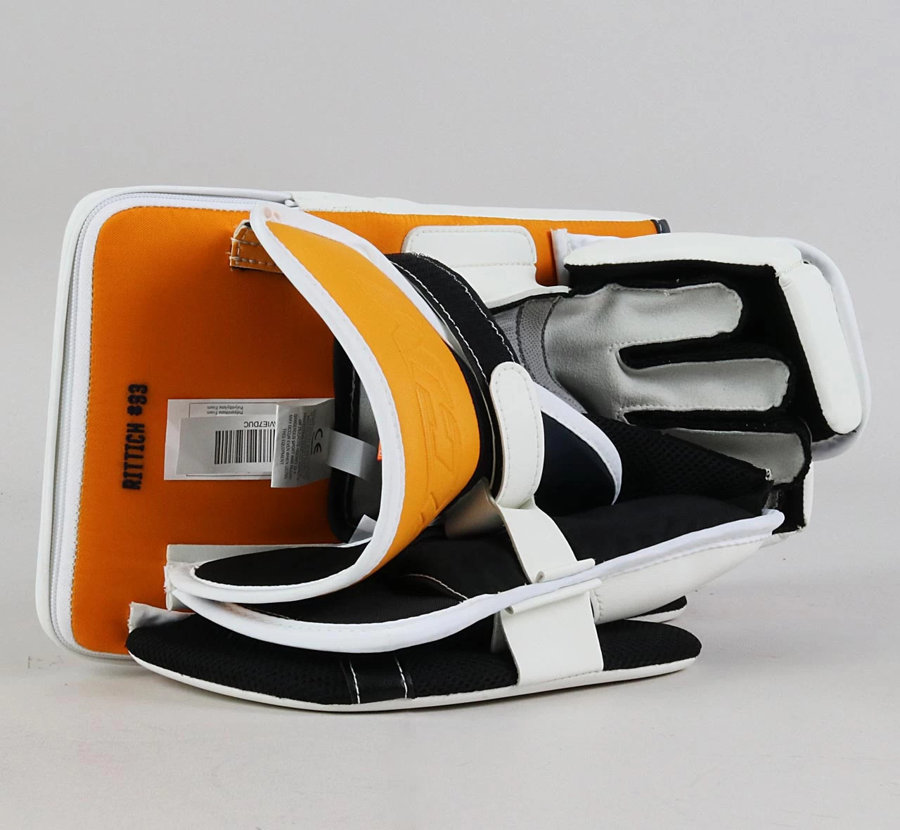 Regular - CCM Extreme Flex 5 White Blocker - David Rittich Nashville Predators #2 3 Regular - CCM Extreme Flex 5 White Blocker - David Rittich Nashville Predators #2 - Image 3