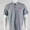 Washington Capitals Medium Adidas Otman Pencil Stripe Short Sleeve Polo Shirt