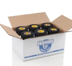 Howies 1.5" Black Cloth Hockey Tape - 24pk
