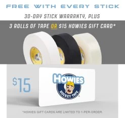 Left - Akira Schmid White Vapor HyperLite 'Dressed As Vapor 2X Pro' Stick -Professional Hockey Equipment Store freetape or howies giftcard 86414.1685547332.1280.1280